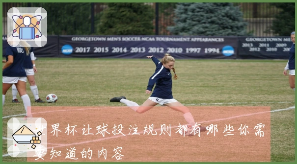 世界杯让球投注规则都有哪些你需要知道的内容
