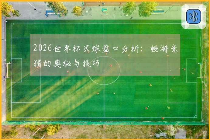 2026世界杯买球盘口分析：畅游竞猜的奥秘与技巧